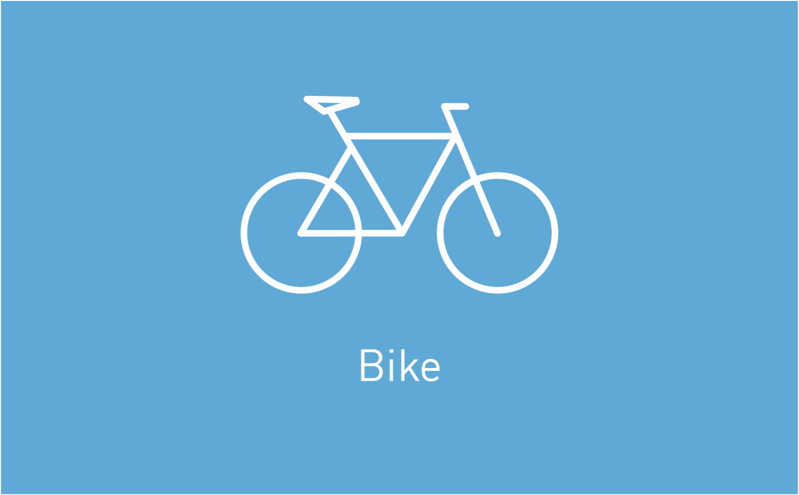 Linked illustration of how to get there by bike